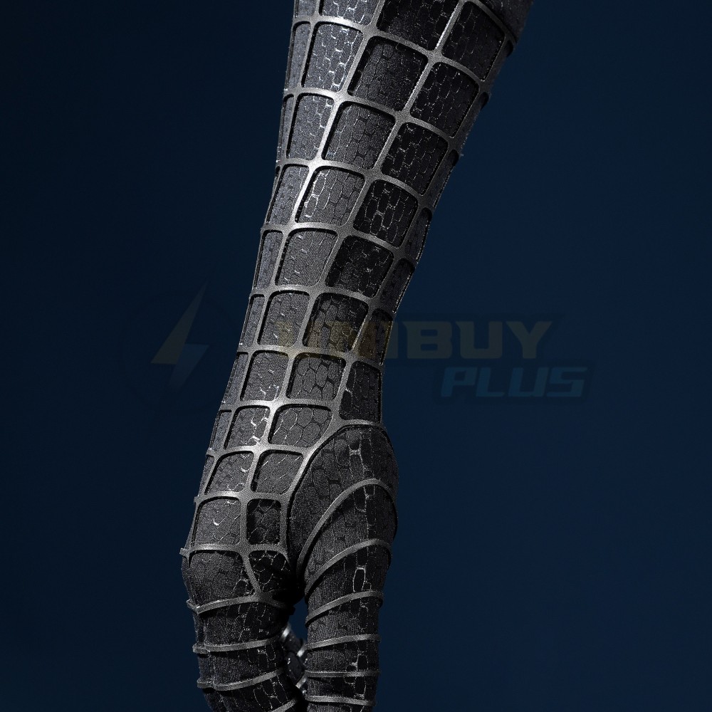 Spider-Man 3 Costume Symbiote Cosplay Suit Tobey Maguire Black Suit UnibuyPlus