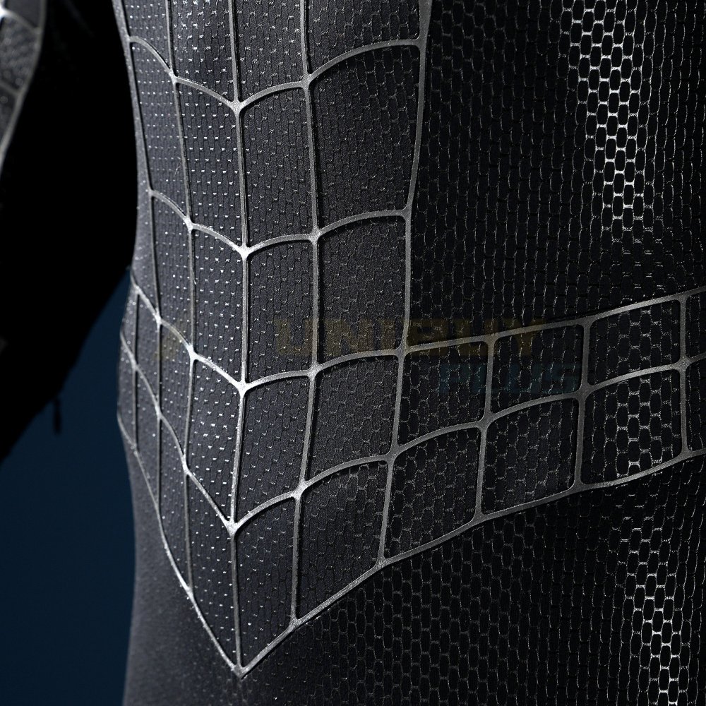 Spider-Man 3 Costume Symbiote Cosplay Suit Tobey Maguire Black Suit UnibuyPlus