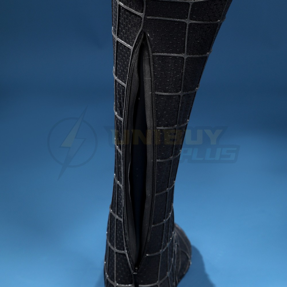 Spider-Man 3 Costume Symbiote Cosplay Suit Tobey Maguire Black Suit UnibuyPlus