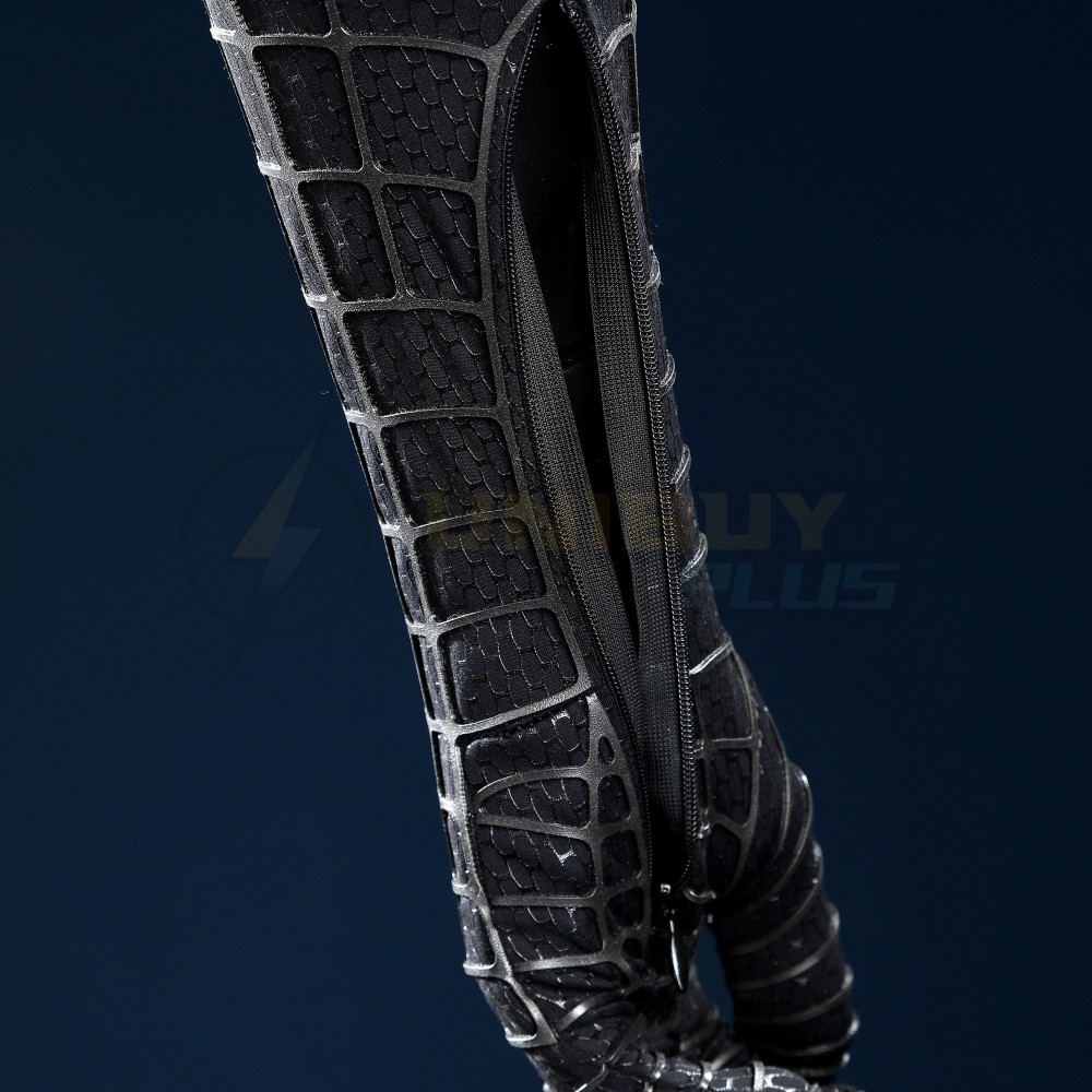 Spider-Man 3 Costume Symbiote Cosplay Suit Tobey Maguire Black Suit UnibuyPlus