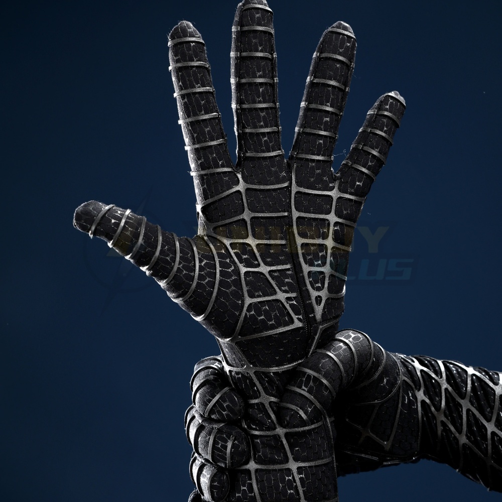 Spider-Man 3 Costume Symbiote Cosplay Suit Tobey Maguire Black Suit UnibuyPlus