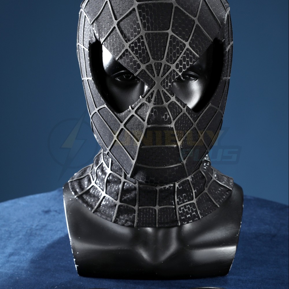 Spider-Man 3 Costume Symbiote Cosplay Suit Tobey Maguire Black Suit UnibuyPlus