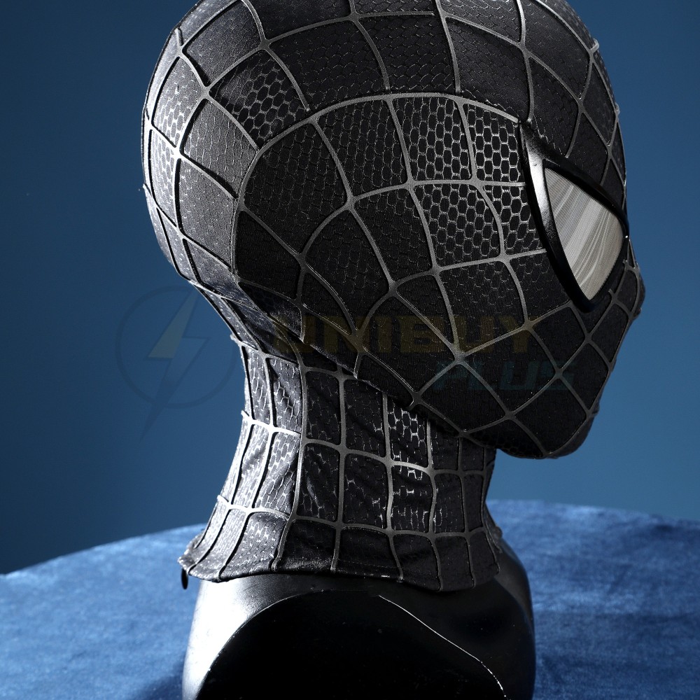 Spider-Man 3 Costume Symbiote Cosplay Suit Tobey Maguire Black Suit UnibuyPlus