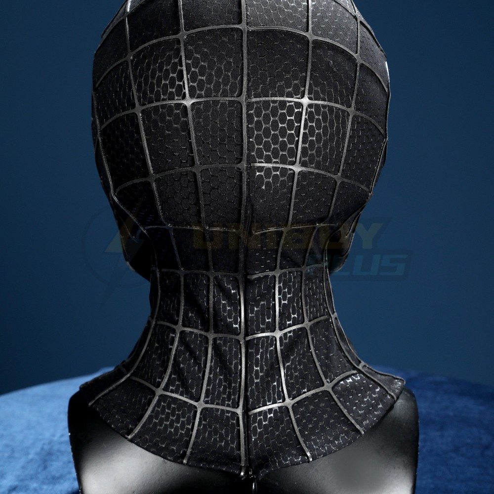 Spider-Man 3 Costume Symbiote Cosplay Suit Tobey Maguire Black Suit UnibuyPlus