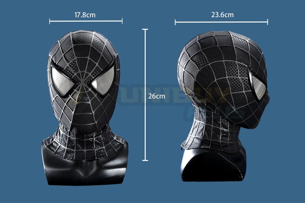 Spider-Man 3 Costume Symbiote Cosplay Suit Tobey Maguire Black Suit UnibuyPlus
