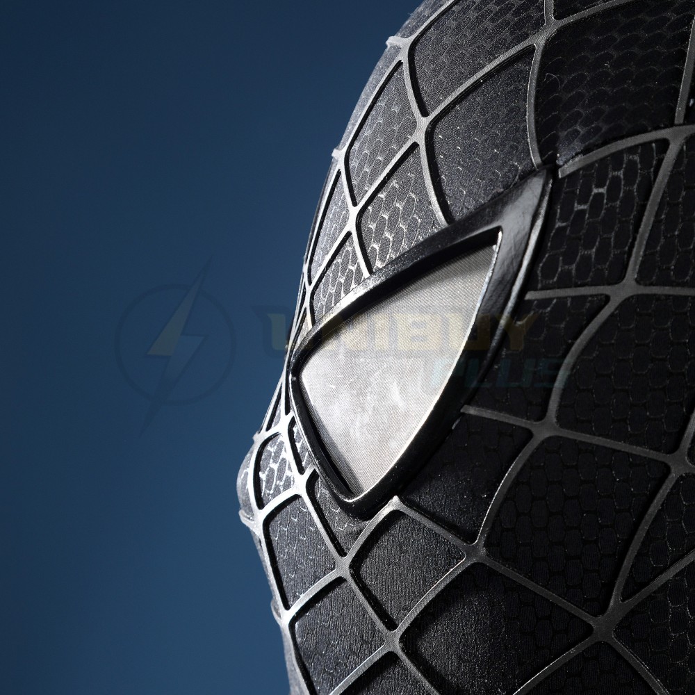 Spider-Man 3 Costume Symbiote Cosplay Suit Tobey Maguire Black Suit UnibuyPlus