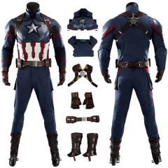 Avengers Endgame Captain America Costume Steve Rogers Cosplay Suit UnibuyPlus