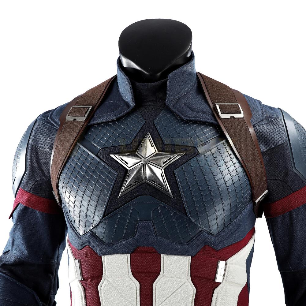 Avengers Endgame Captain America Costume Steve Rogers Cosplay Suit UnibuyPlus