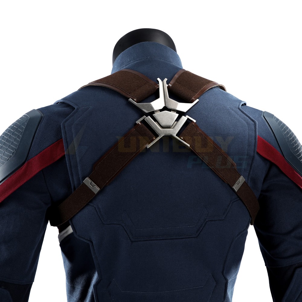 Avengers Endgame Captain America Costume Steve Rogers Cosplay Suit UnibuyPlus