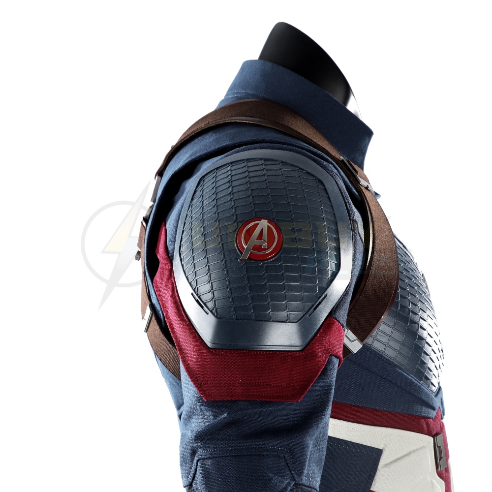 Avengers Endgame Captain America Costume Steve Rogers Cosplay Suit UnibuyPlus