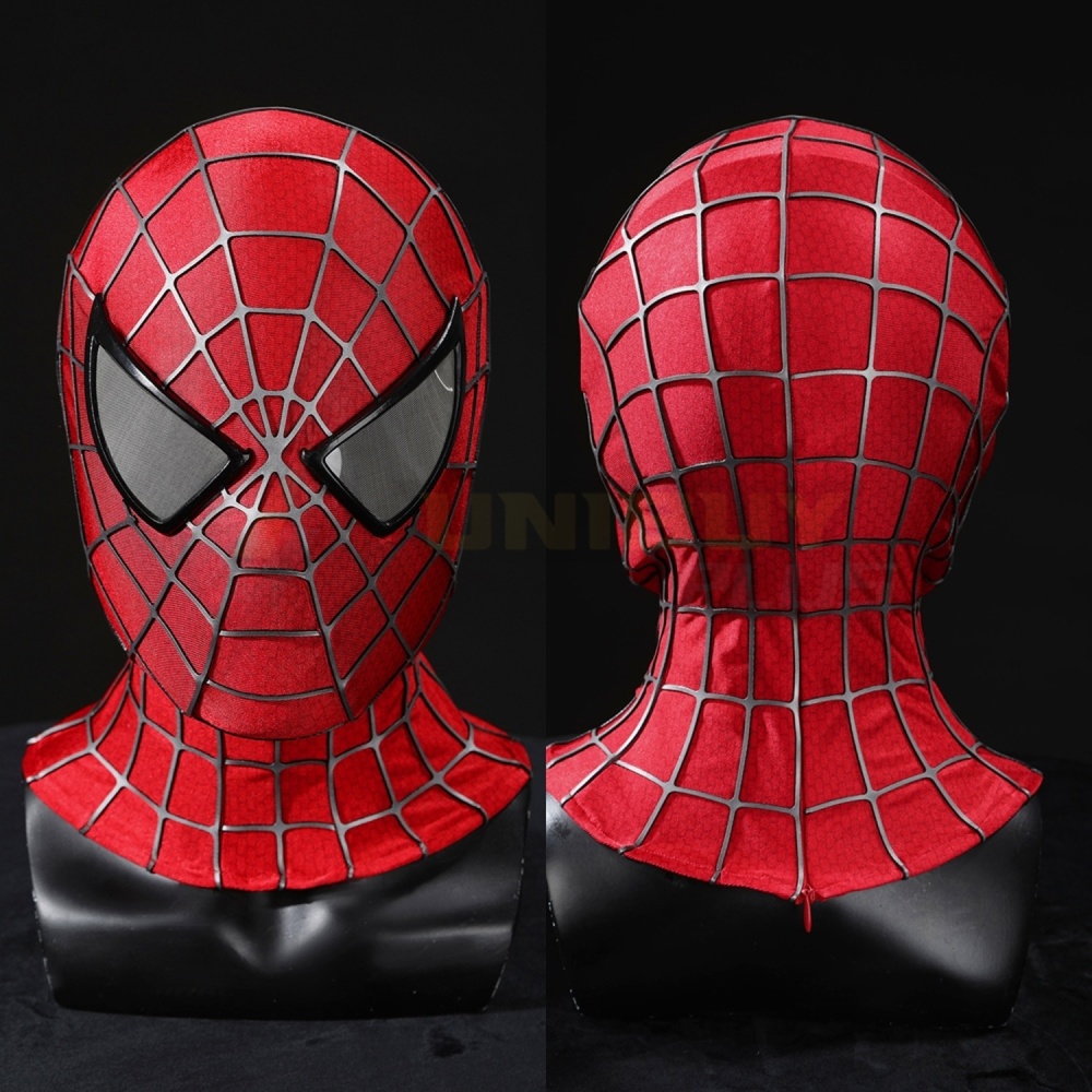 Spider-Man Mask Tobey Maguire Peter Parker Cosplay Prop Unibuyplus