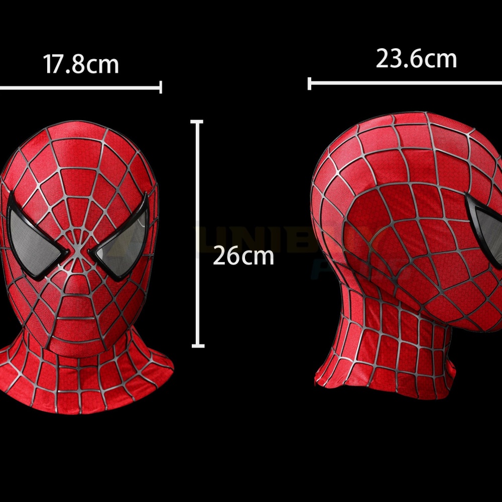 Spider-Man Mask Tobey Maguire Peter Parker Cosplay Prop Unibuyplus