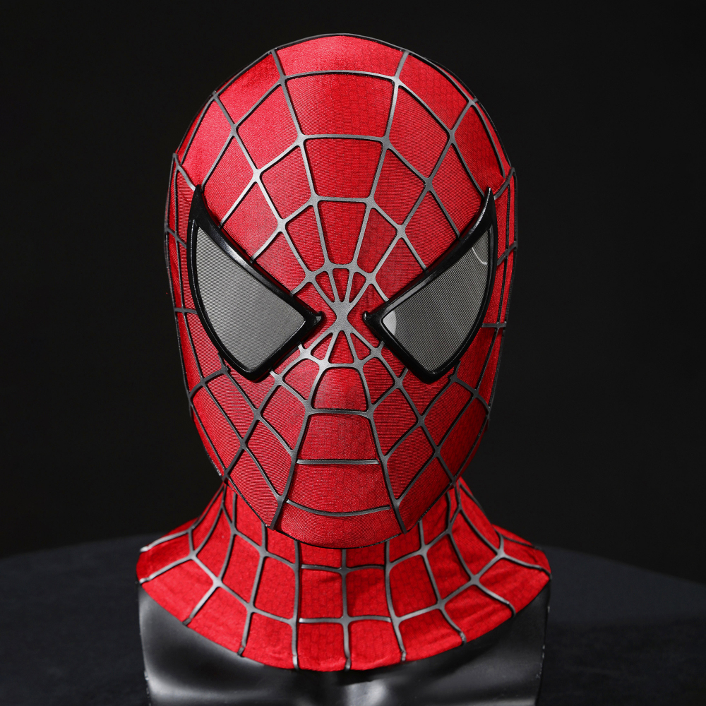 Spider-Man Mask Tobey Maguire Peter Parker Cosplay Prop Unibuyplus