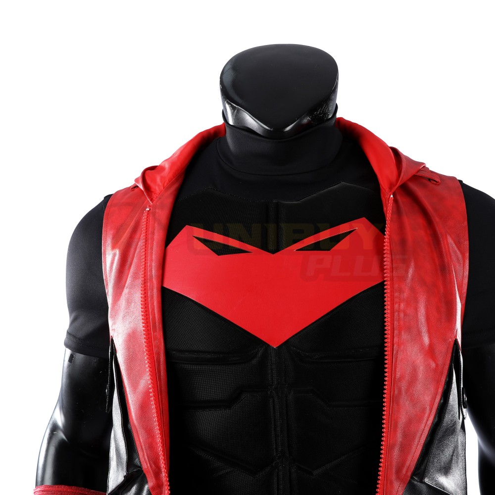 Red Hood Jason Todd Rebirth Costume Cosplay Suit UnibuyPlus