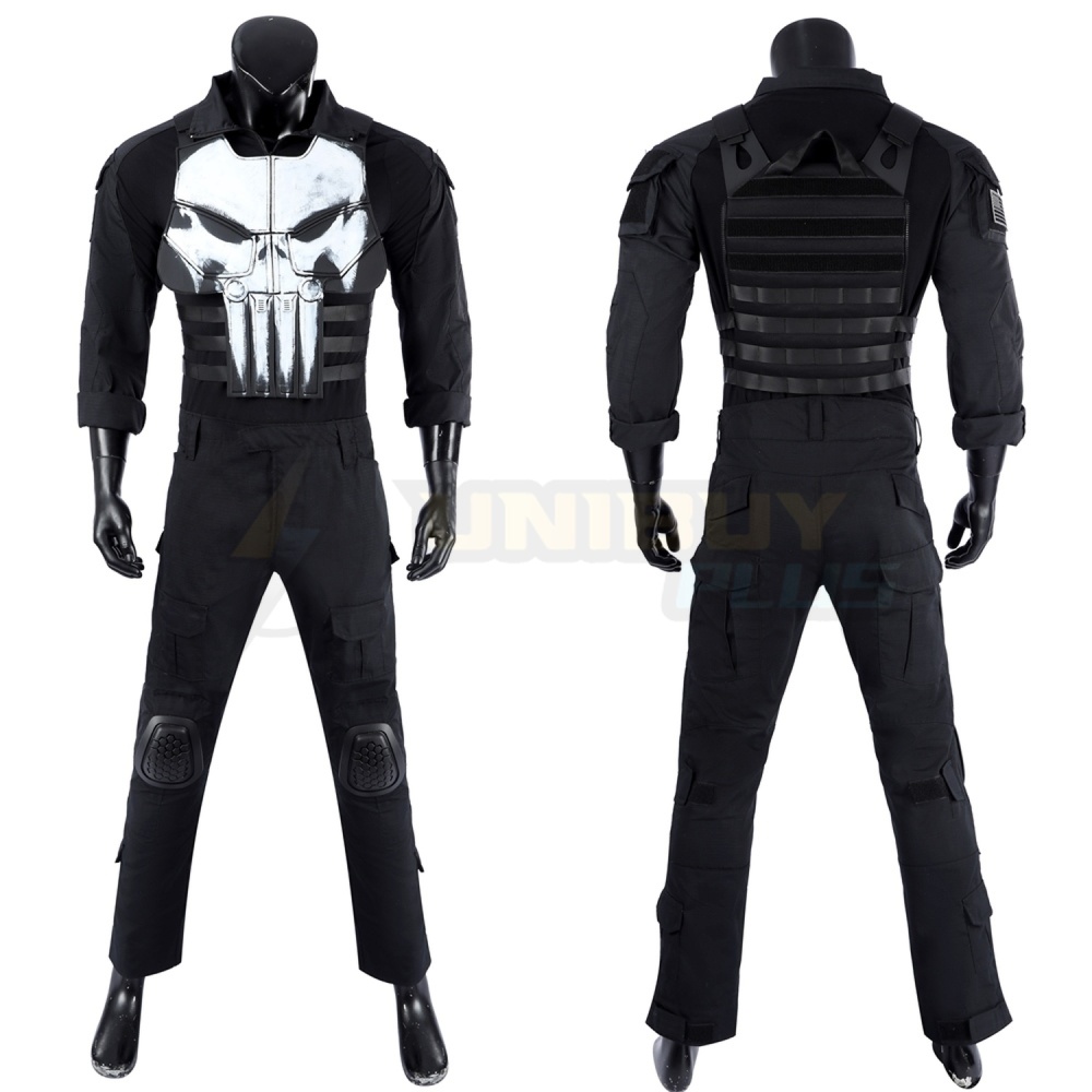 The Punisher Costume Cosplay Suit One Last Kill UnibuyPlus
