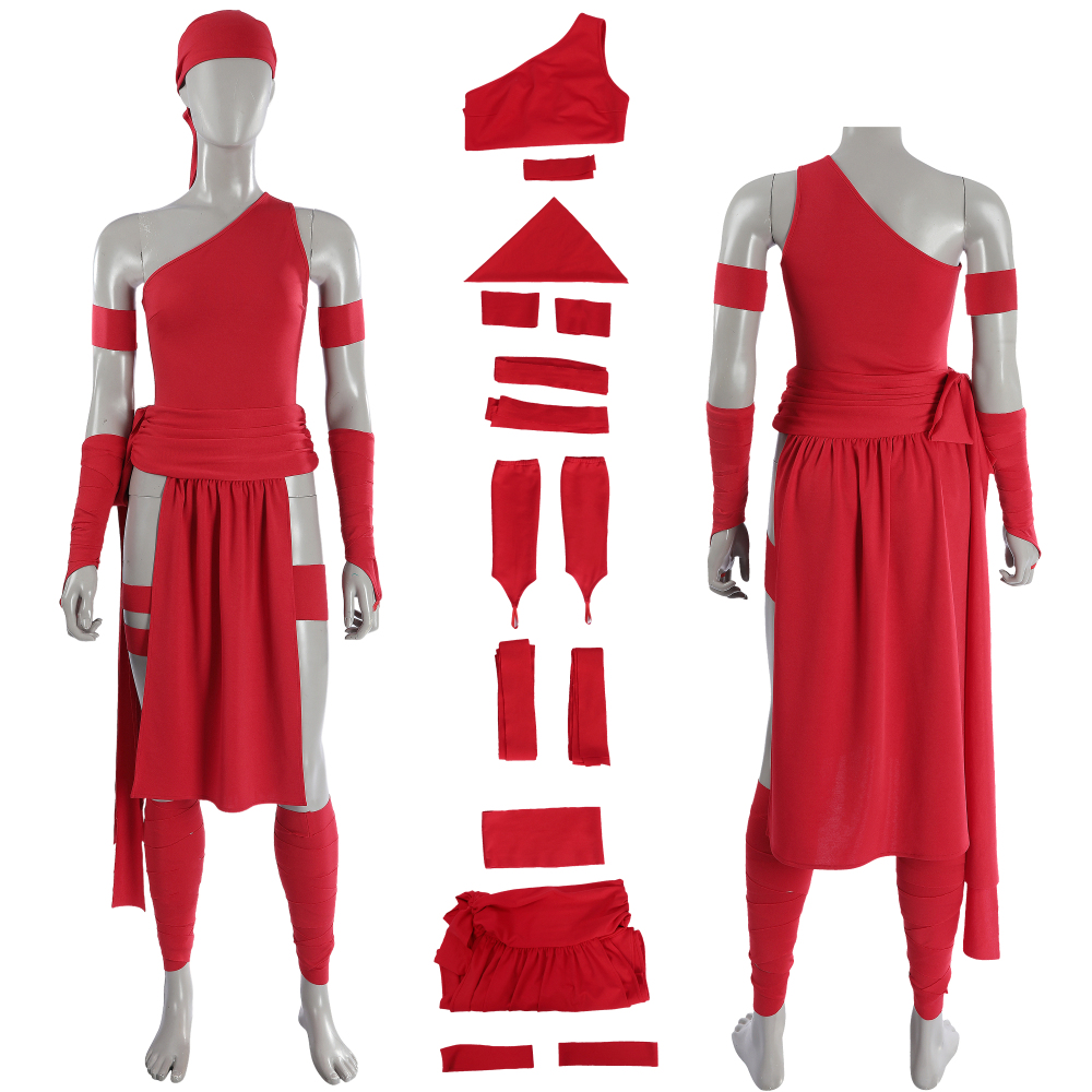 Daredevil Elektra Costume Cosplay Suit Unibuyplus