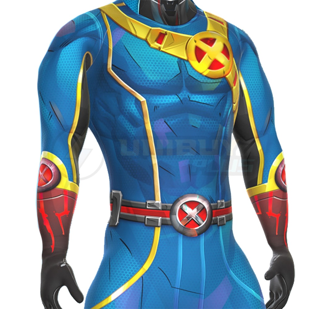 Marvel Rivals Cyclops Bodysuit Costume Cosplay Suit For Kids Adult Unibuyplus