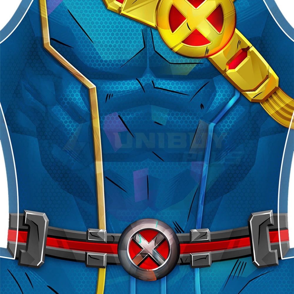 Marvel Rivals Cyclops Bodysuit Costume Cosplay Suit For Kids Adult Unibuyplus