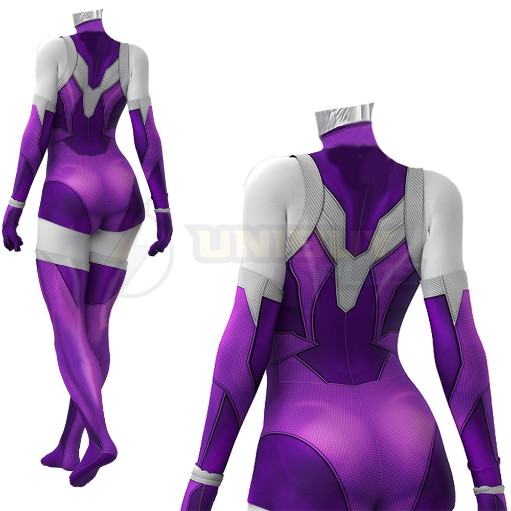 Starfire Bodysuit Costume Dark Legion Cosplay Suit For Kids Adult Unibuyplus