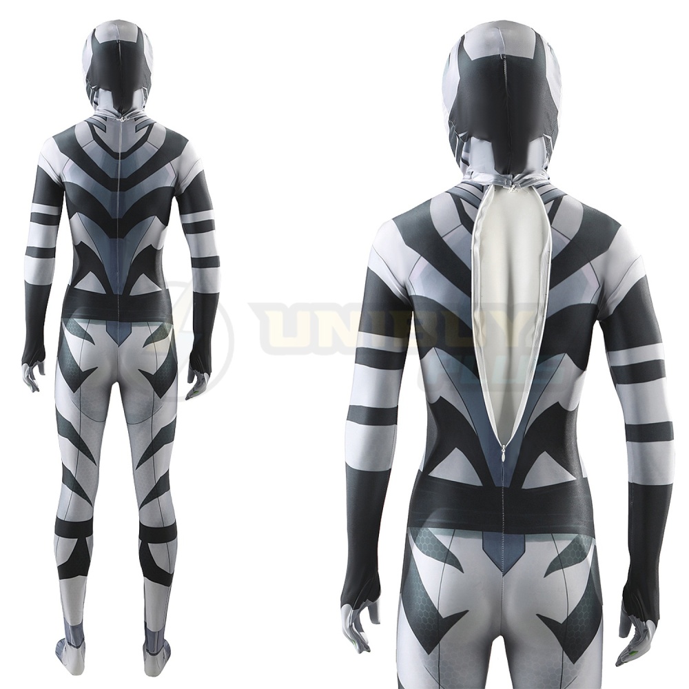 Marvel Rivals White Tiger Bodysuit Costume Ava Ayala Cosplay Suit For Kids Adult Unibuyplus