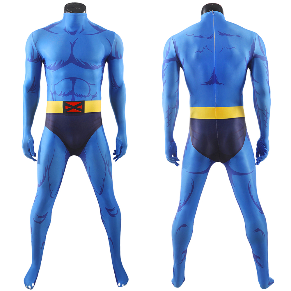 X-Men '97 Beast Bodysuit Costume Cosplay Suit For Kids Adult Unibuyplus