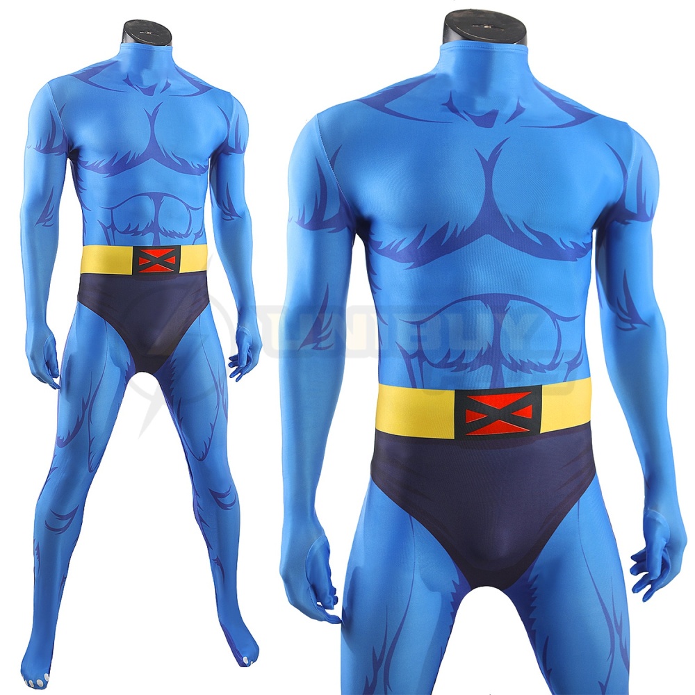 X-Men '97 Beast Bodysuit Costume Cosplay Suit For Kids Adult Unibuyplus