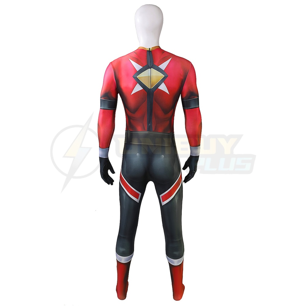 Battle Blaze Akaishi Tomoki Bodysuit Costume Blaze Red Cosplay Suit For Kids Adult Unibuyplus
