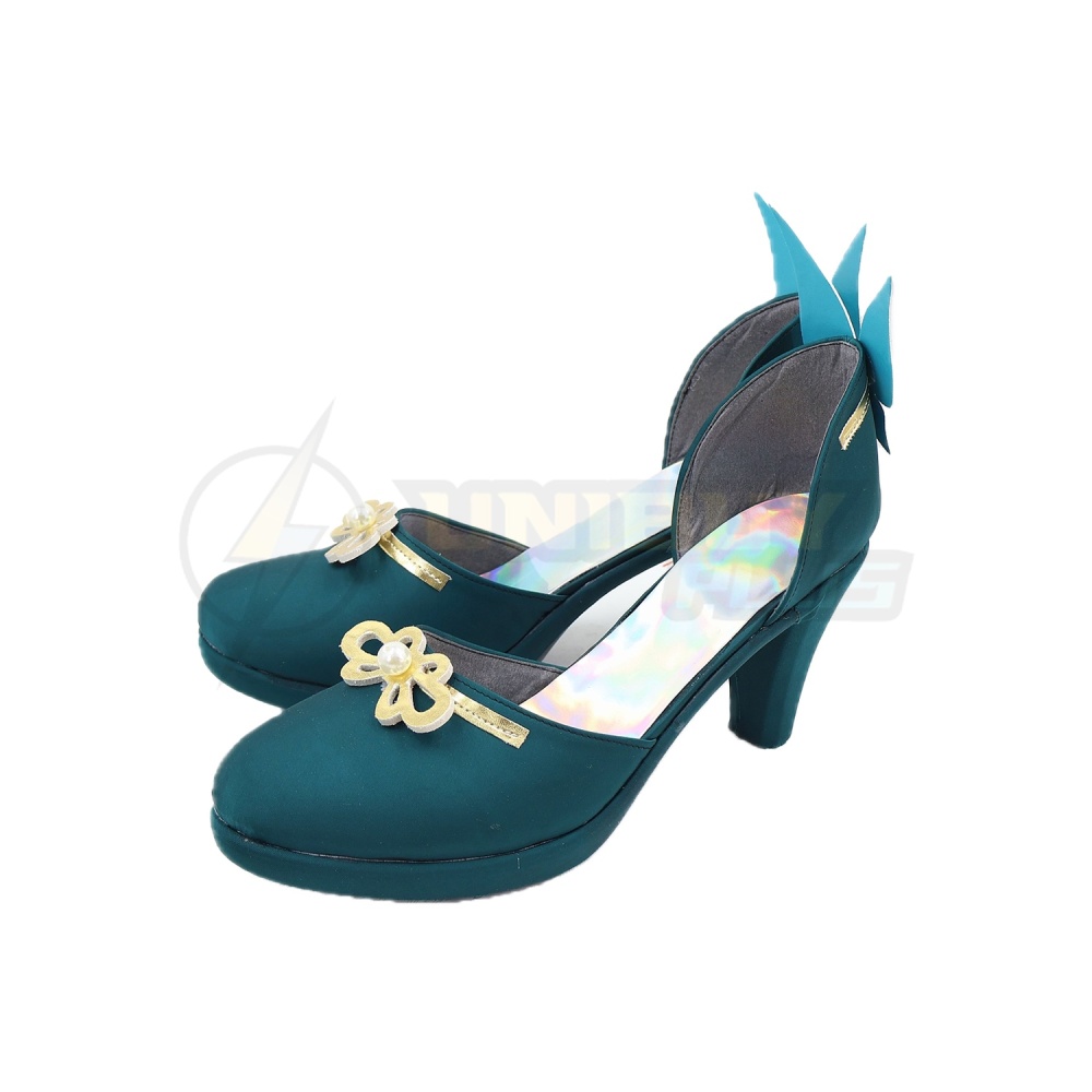 Honkai Star Rail Ruan Mei Cosplay Shoes Women Boots Plumblossom Letter Unibuyplus