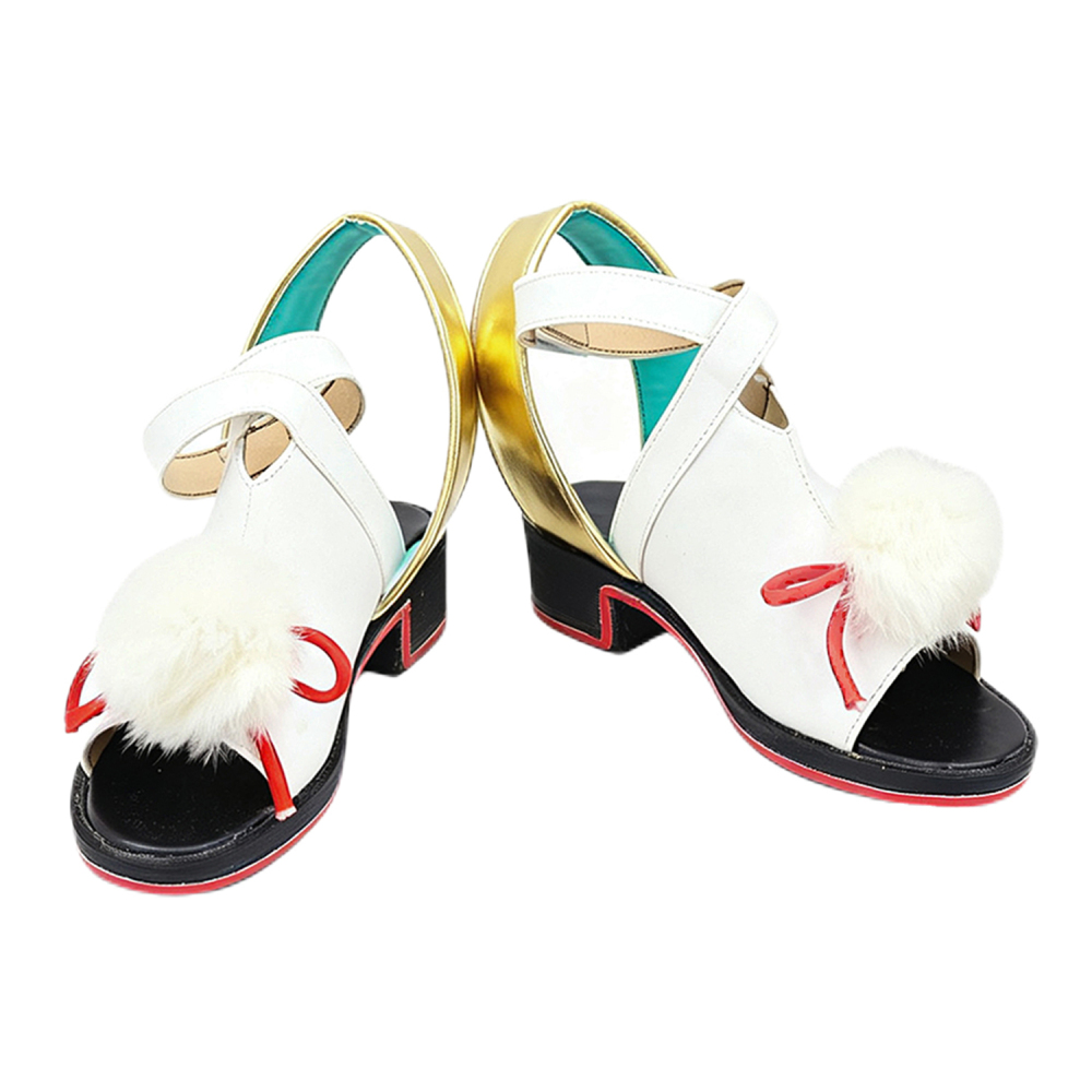Overwatch Anran Cosplay Shoes Women Boots Red Ribbon Unibuyplus