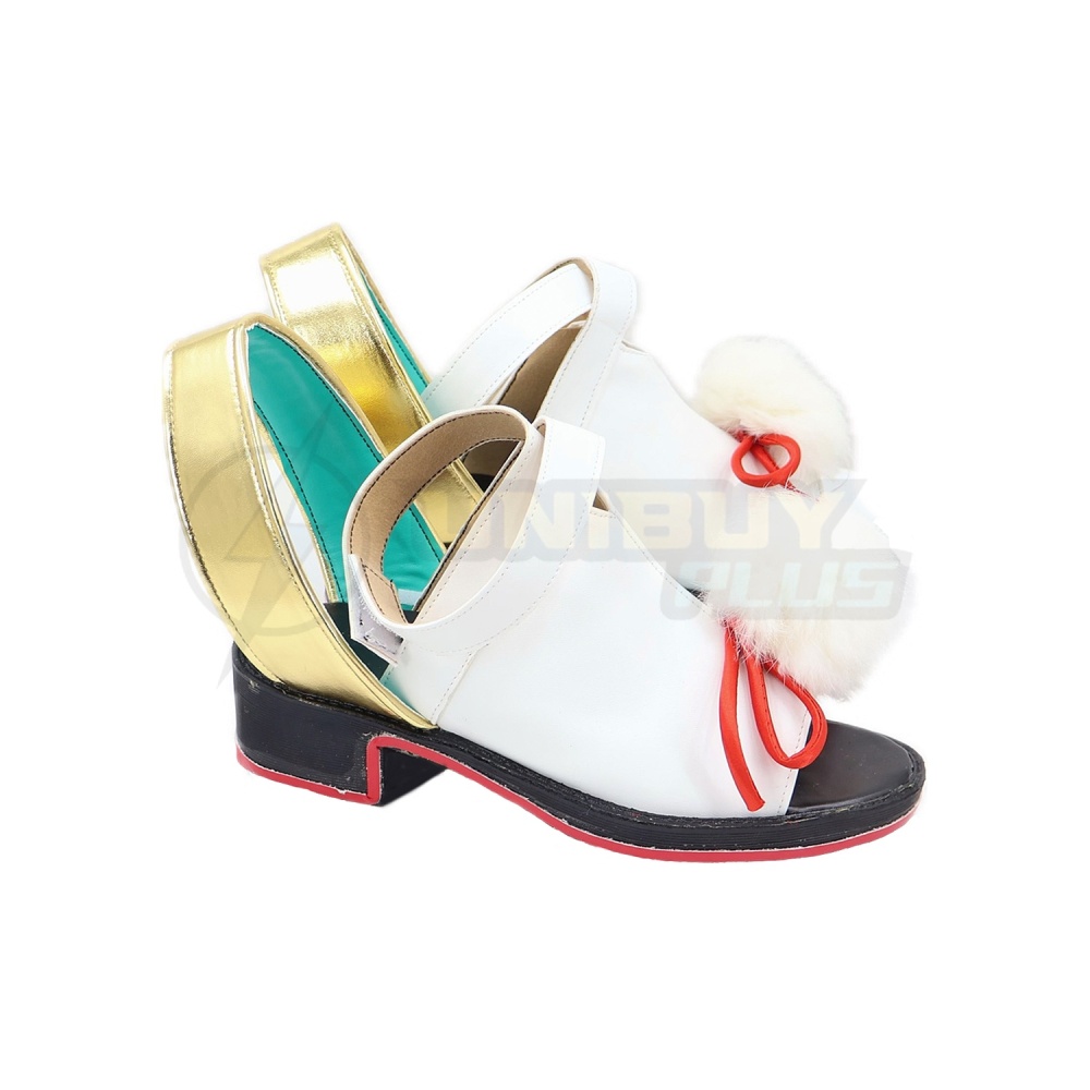Overwatch Anran Cosplay Shoes Women Boots Red Ribbon Unibuyplus