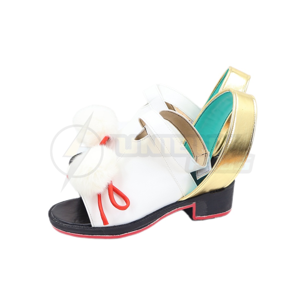Overwatch Anran Cosplay Shoes Women Boots Red Ribbon Unibuyplus