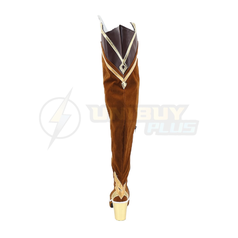 Genshin Impact Lumine Cosplay Shoes Women Boots As Heaven and Earth Are Made Anew Unibuyplus