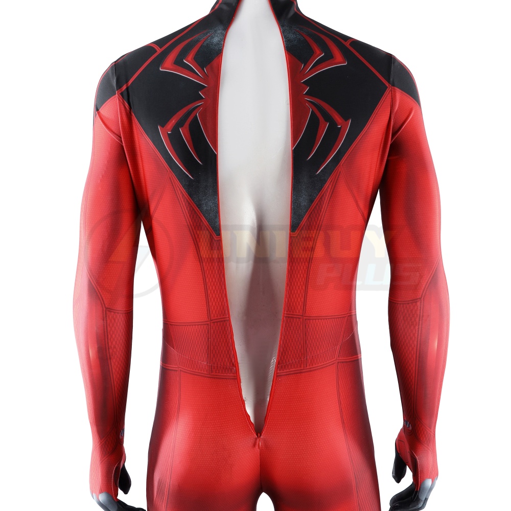 Marvel's Spider-Man Bodysuit Costume Scarlet Spider Cosplay Suit Unibuyplus