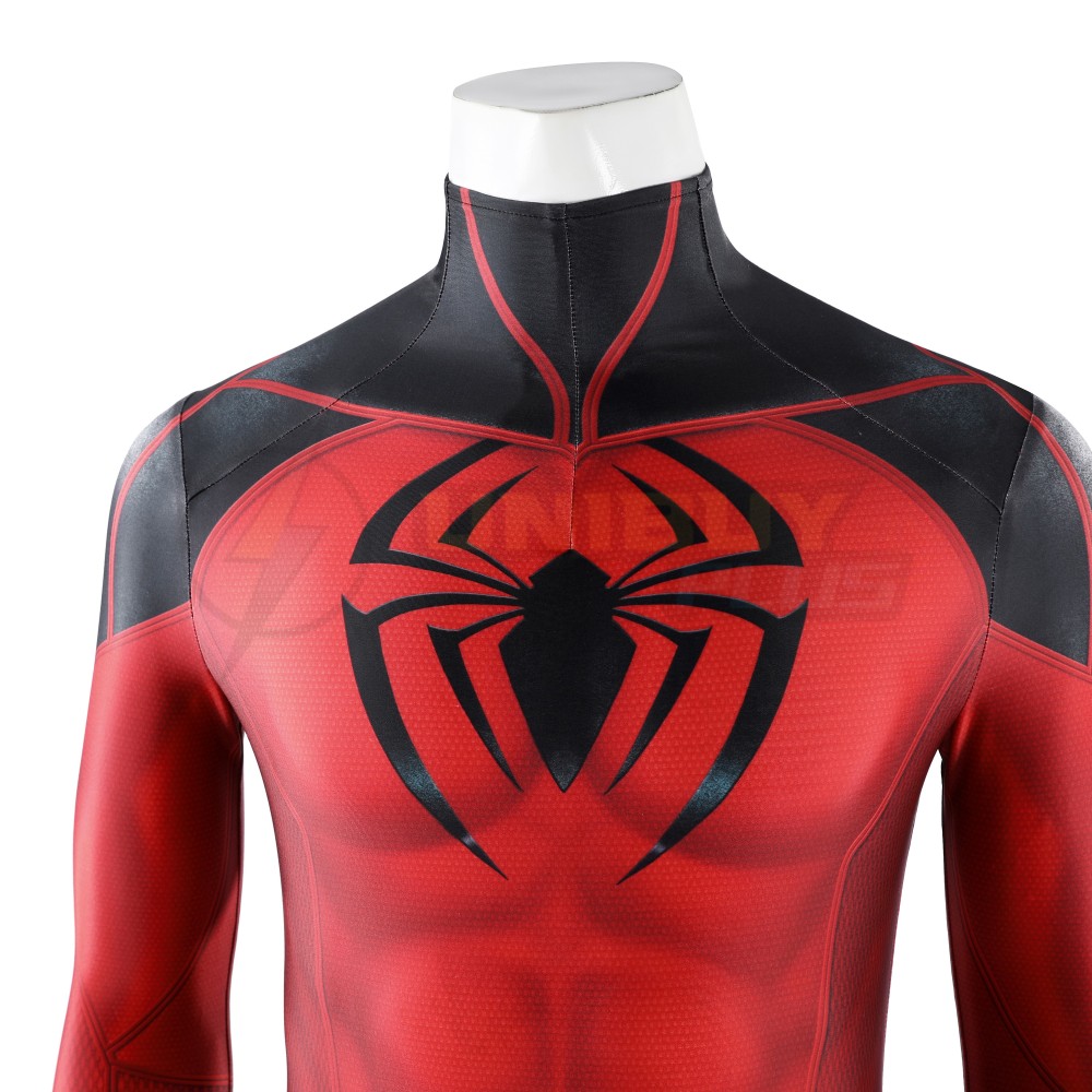 Marvel's Spider-Man Bodysuit Costume Scarlet Spider Cosplay Suit Unibuyplus