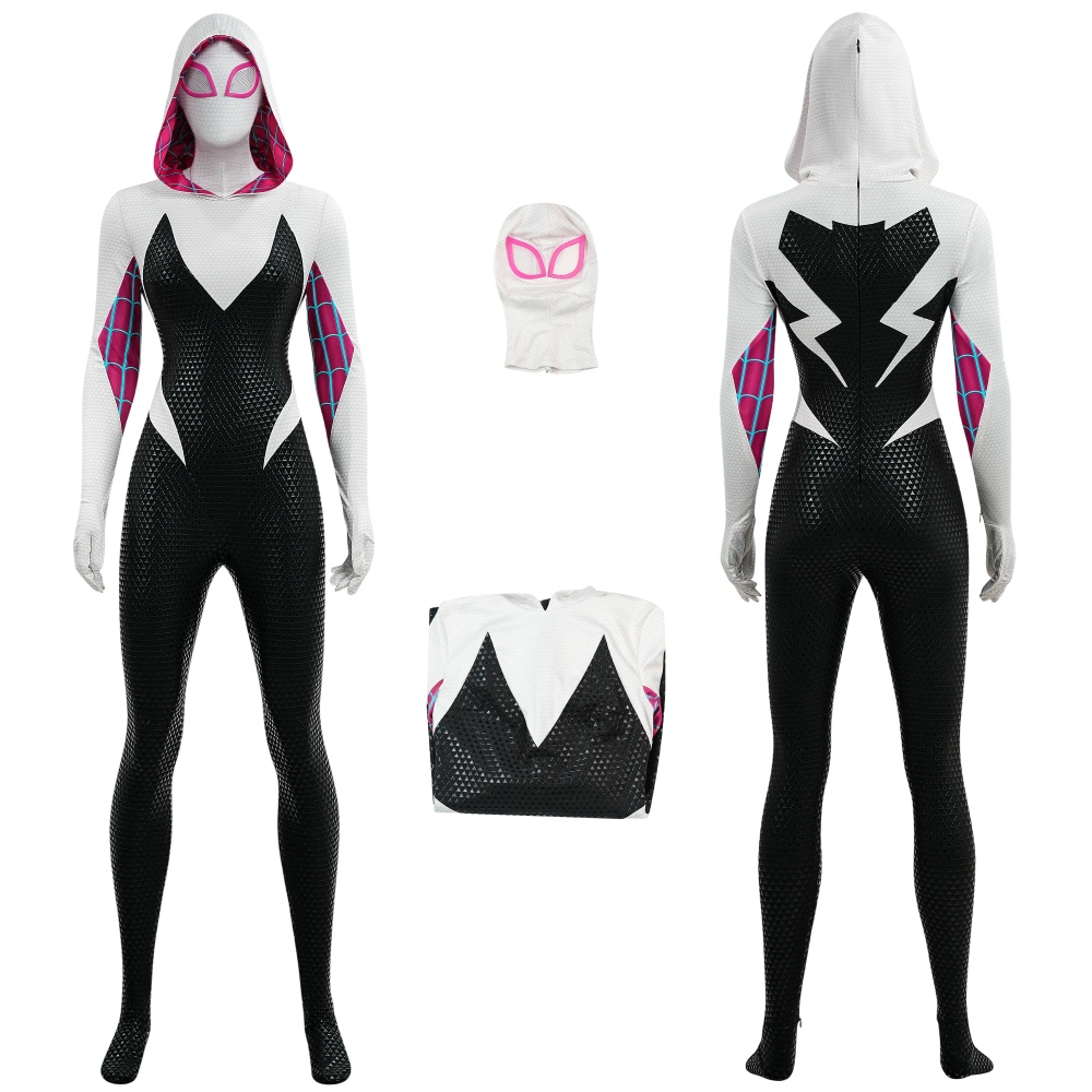 Spider-Man Gwen Stacy Costume Spider-Gwen Cosplay Suit Across the Spider-Verse Spider-Woman Unibuyplus