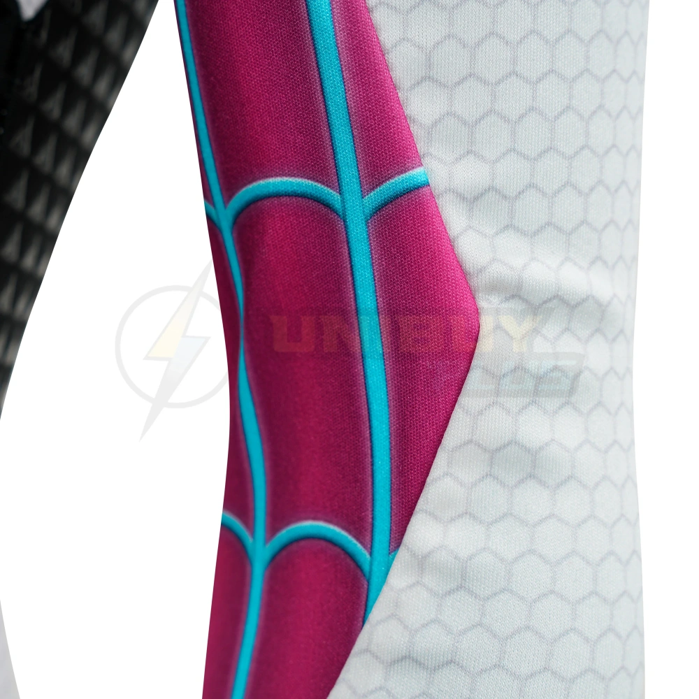 Spider-Man Gwen Stacy Costume Spider-Gwen Cosplay Suit Across the Spider-Verse Spider-Woman Unibuyplus