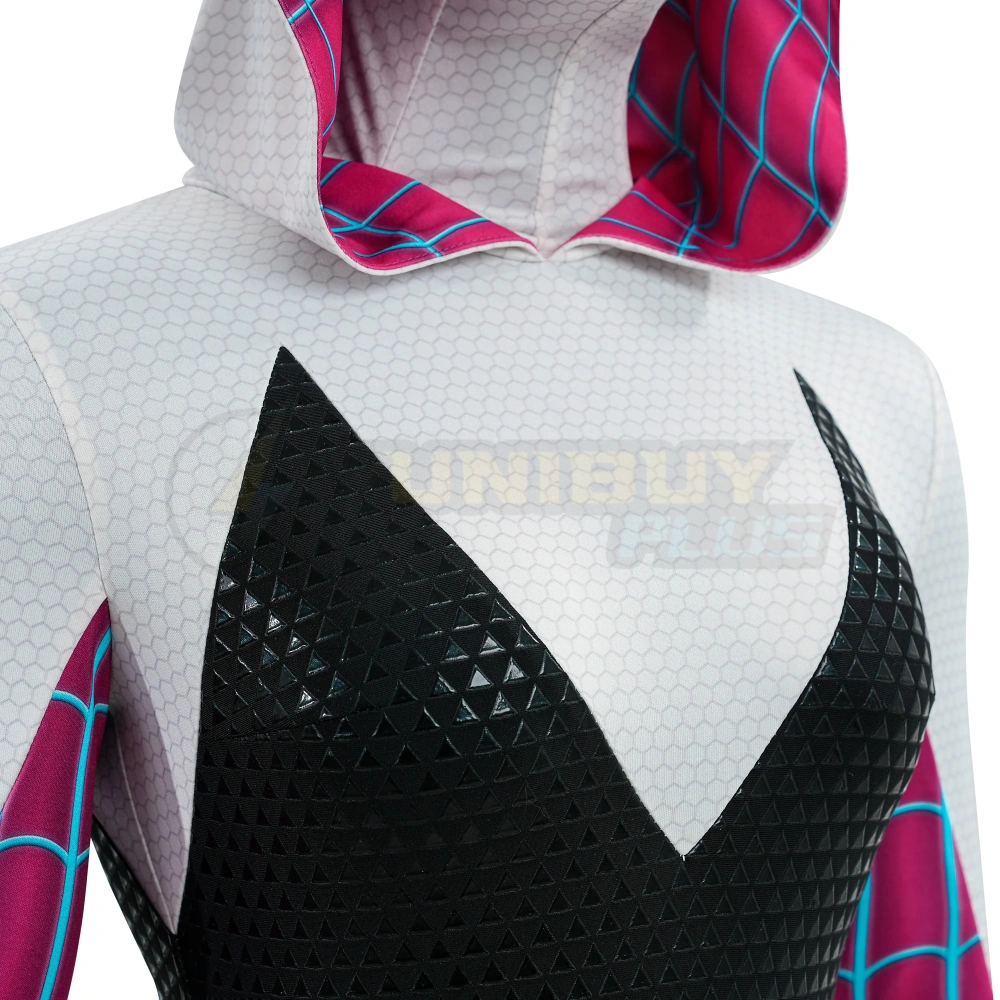 Spider-Man Gwen Stacy Costume Spider-Gwen Cosplay Suit Across the Spider-Verse Spider-Woman Unibuyplus