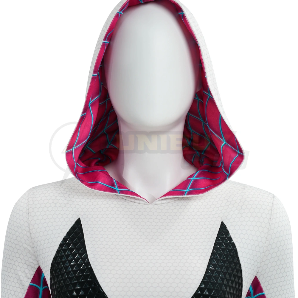 Spider-Man Gwen Stacy Costume Spider-Gwen Cosplay Suit Across the Spider-Verse Spider-Woman Unibuyplus