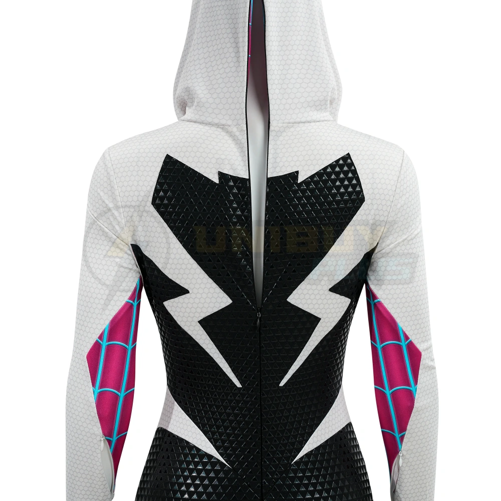 Spider-Man Gwen Stacy Costume Spider-Gwen Cosplay Suit Across the Spider-Verse Spider-Woman Unibuyplus