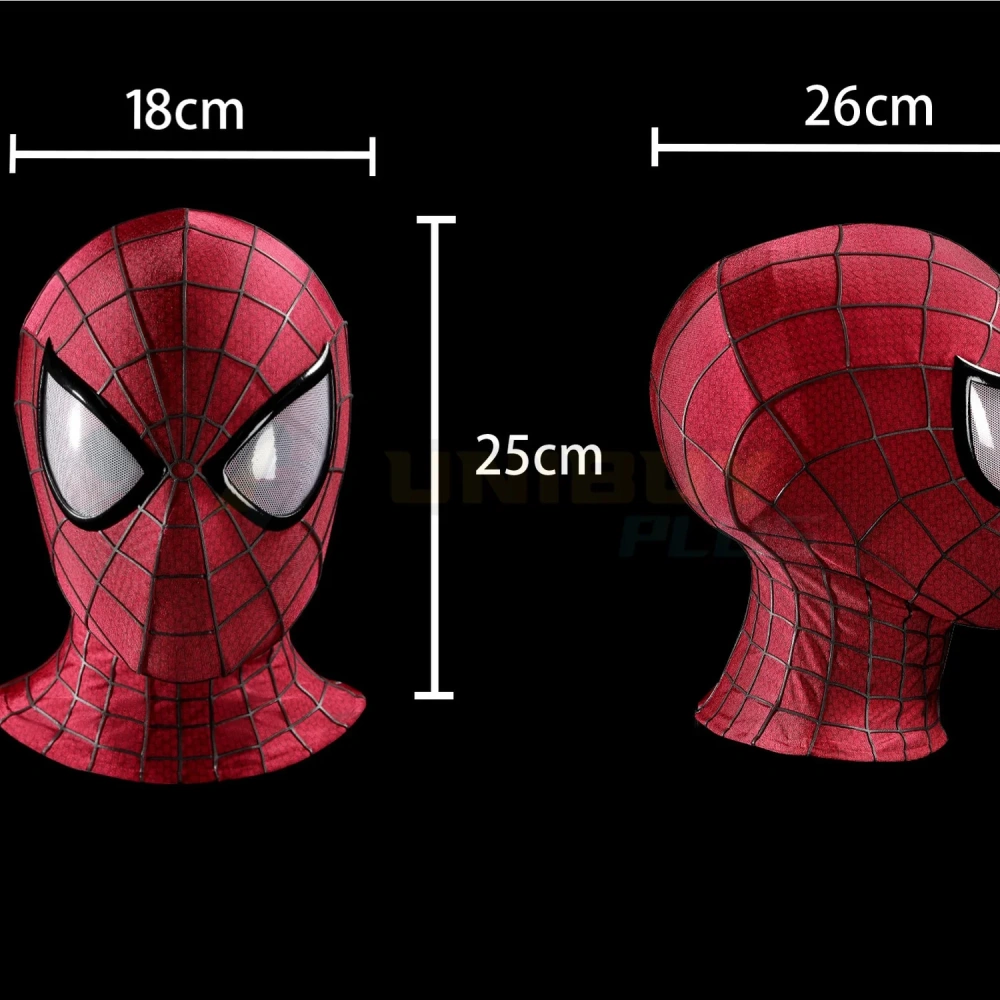 Spider-Man Mask The Amazing Spider-Man 2 Peter Parker Cosplay Prop Unibuyplus