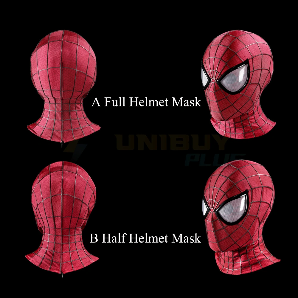 Spider-Man Mask The Amazing Spider-Man 2 Peter Parker Cosplay Prop Unibuyplus
