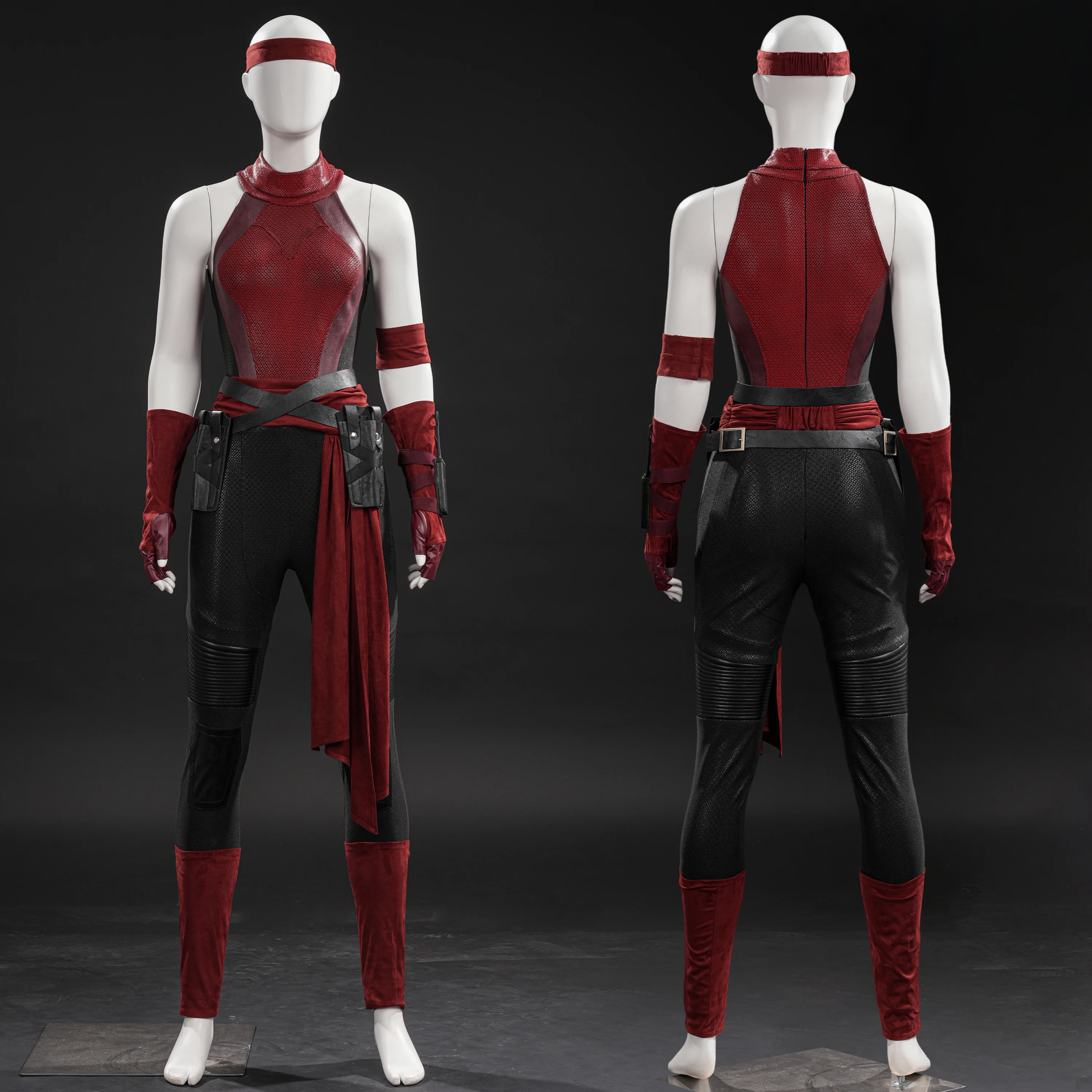 Daredevil Born Again Season 3 Elektra Natchios Costume Cosplay Suit Unibuyplus