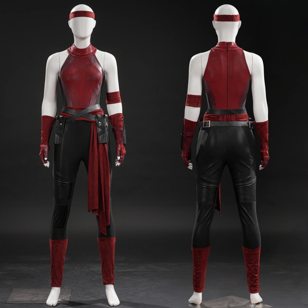 Daredevil Born Again Season 3 Elektra Natchios Costume Cosplay Suit Unibuyplus