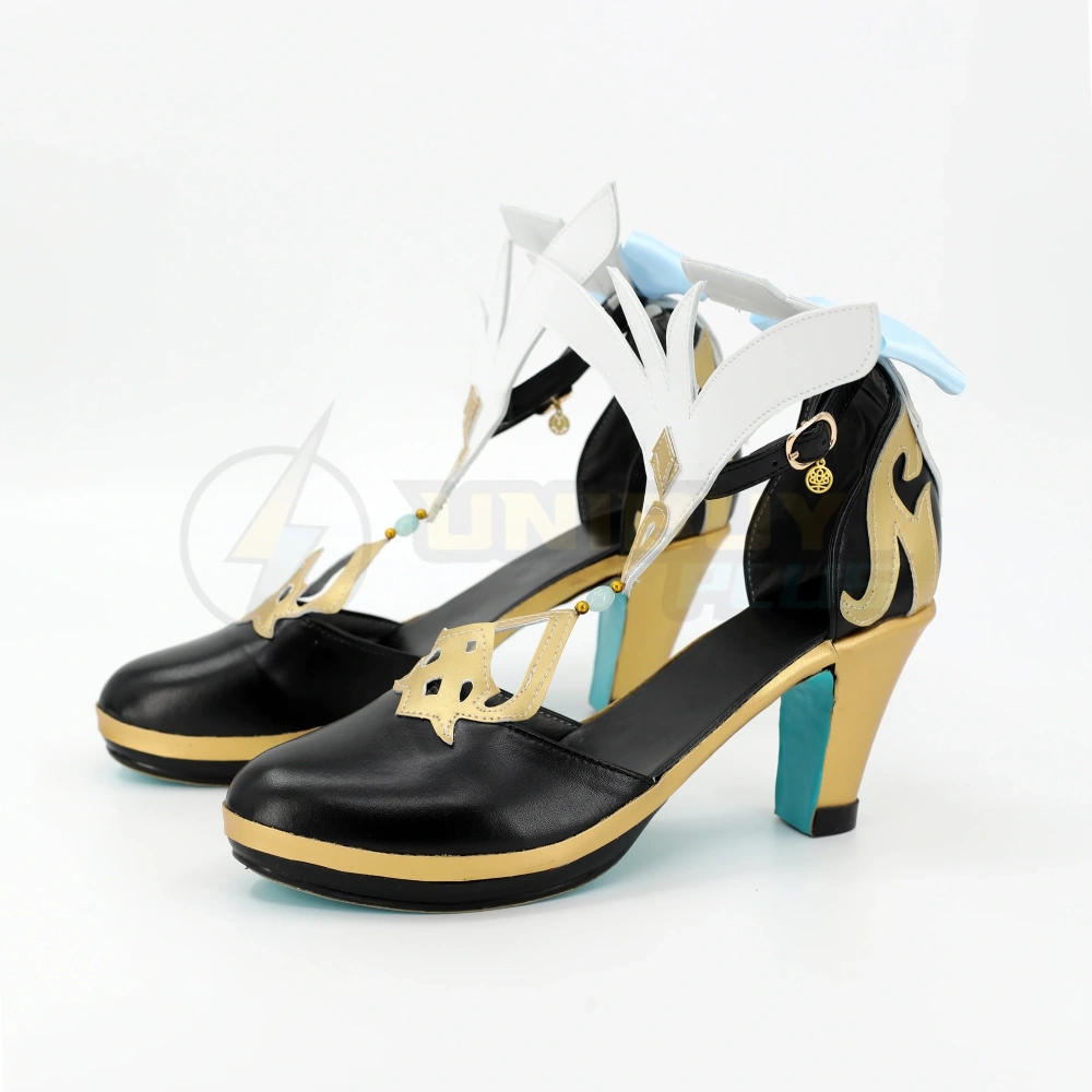 Genshin Impact Escoffier Cosplay Shoes Women Boots Unibuyplus