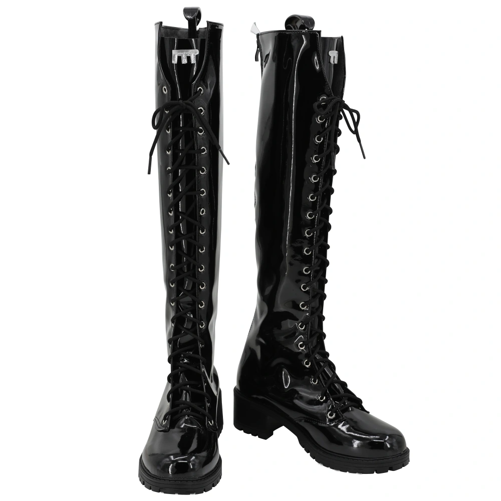 Goddess of Victory Nikke Noir Cosplay Shoes Women Boots Black Rabbit Unibuyplus