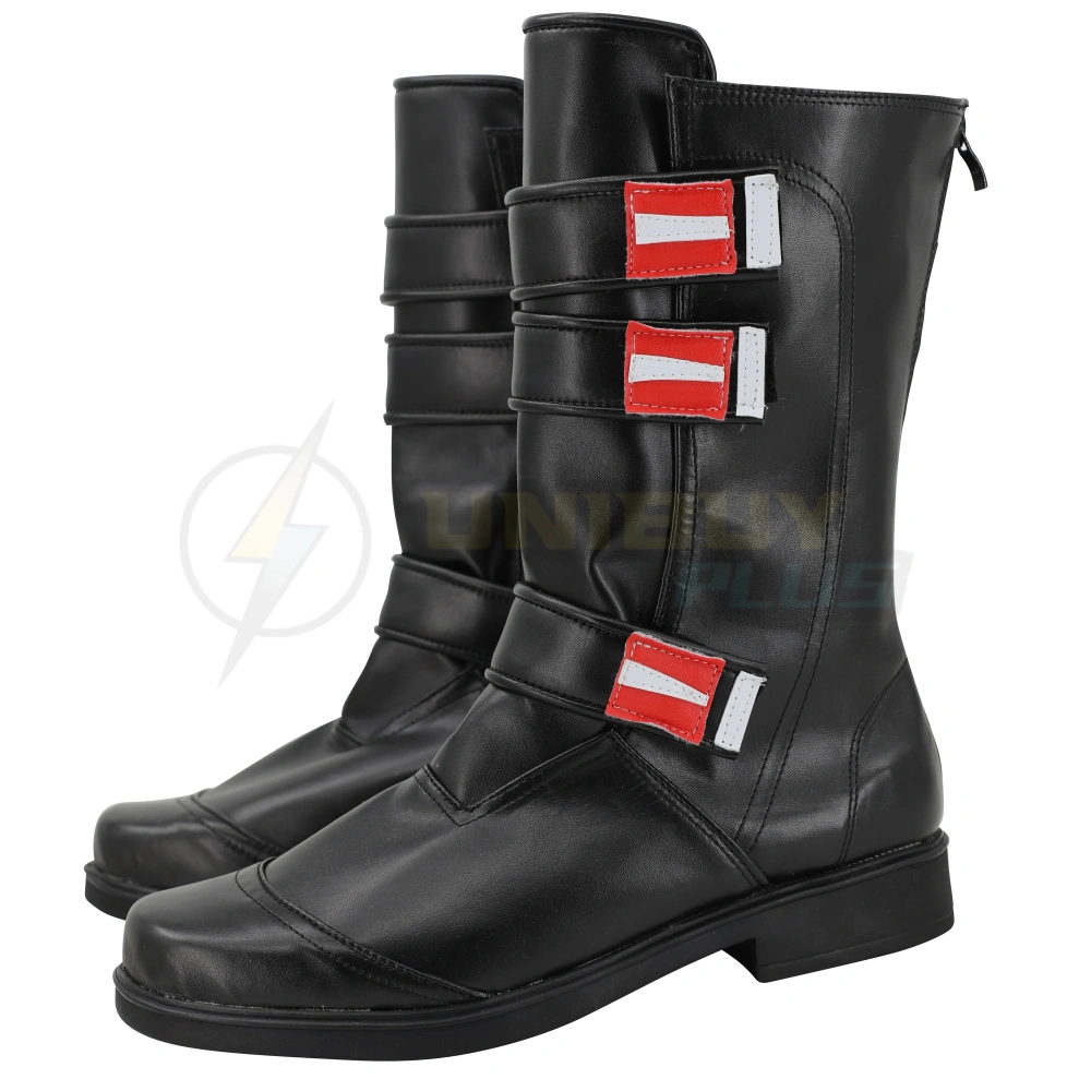 Gotham Knights Red Hood Cosplay Shoes Men Boots Jason Todd Unibuyplus