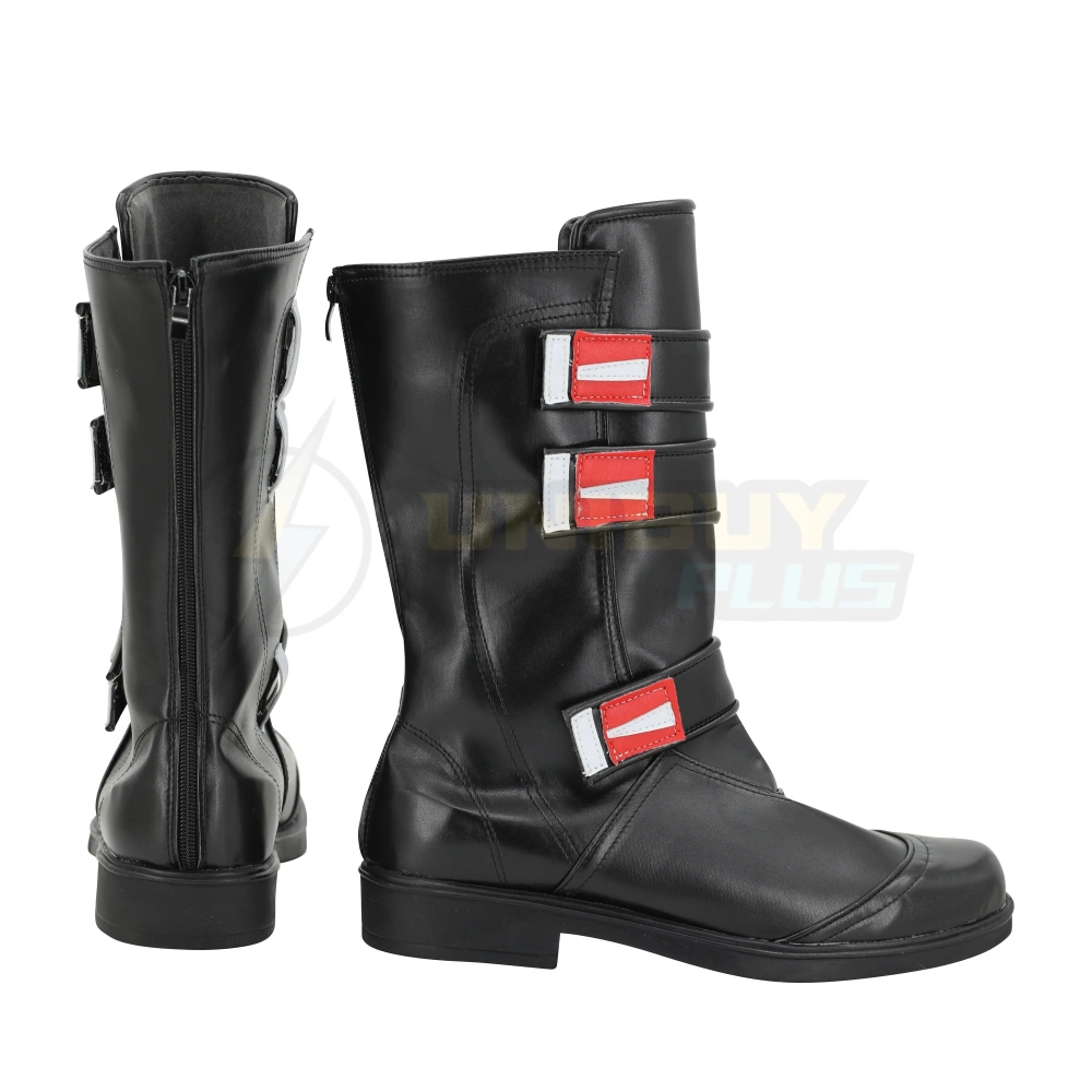 Gotham Knights Red Hood Cosplay Shoes Men Boots Jason Todd Unibuyplus