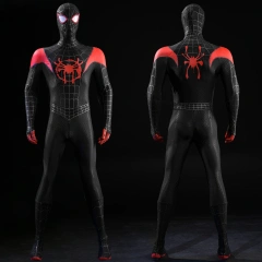 Spider-Man Miles Morales Costume Cosplay Suit Into the Spider-Verse UnibuyPlus
