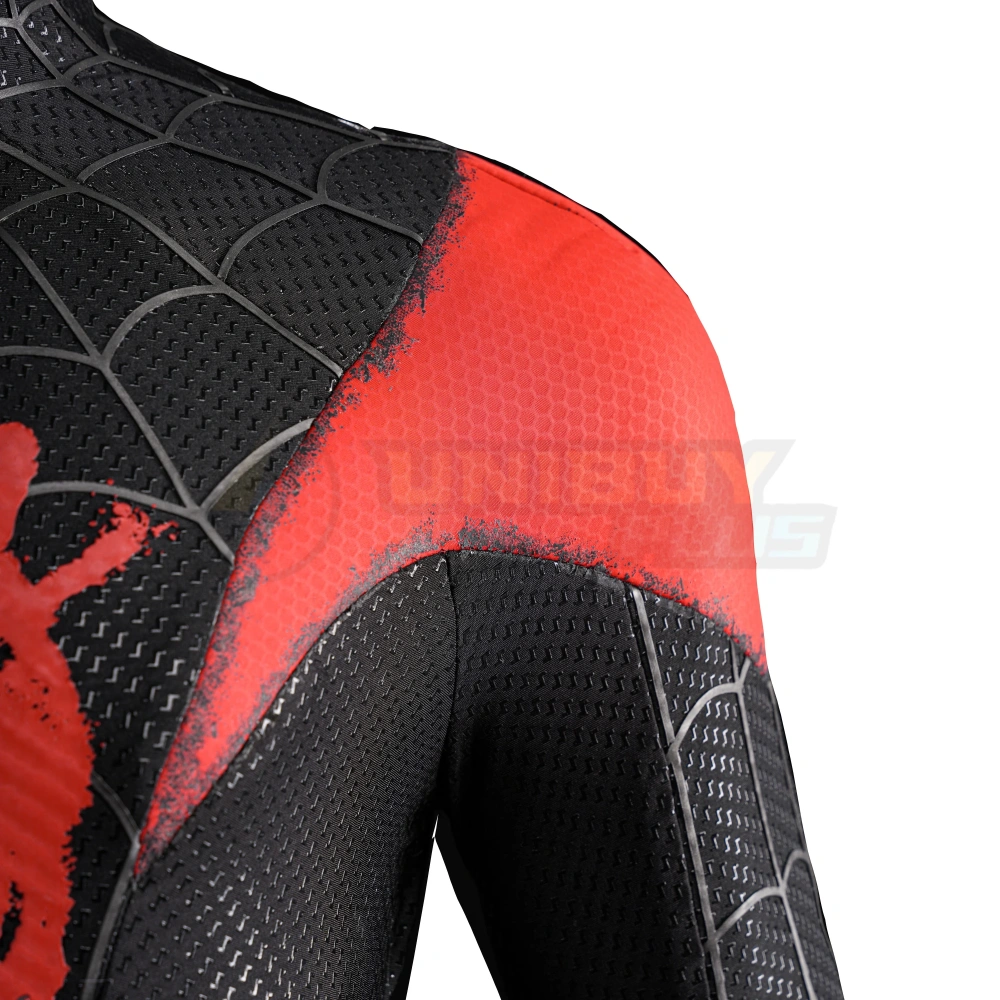 Spider-Man Miles Morales Costume Cosplay Suit Into the Spider-Verse UnibuyPlus