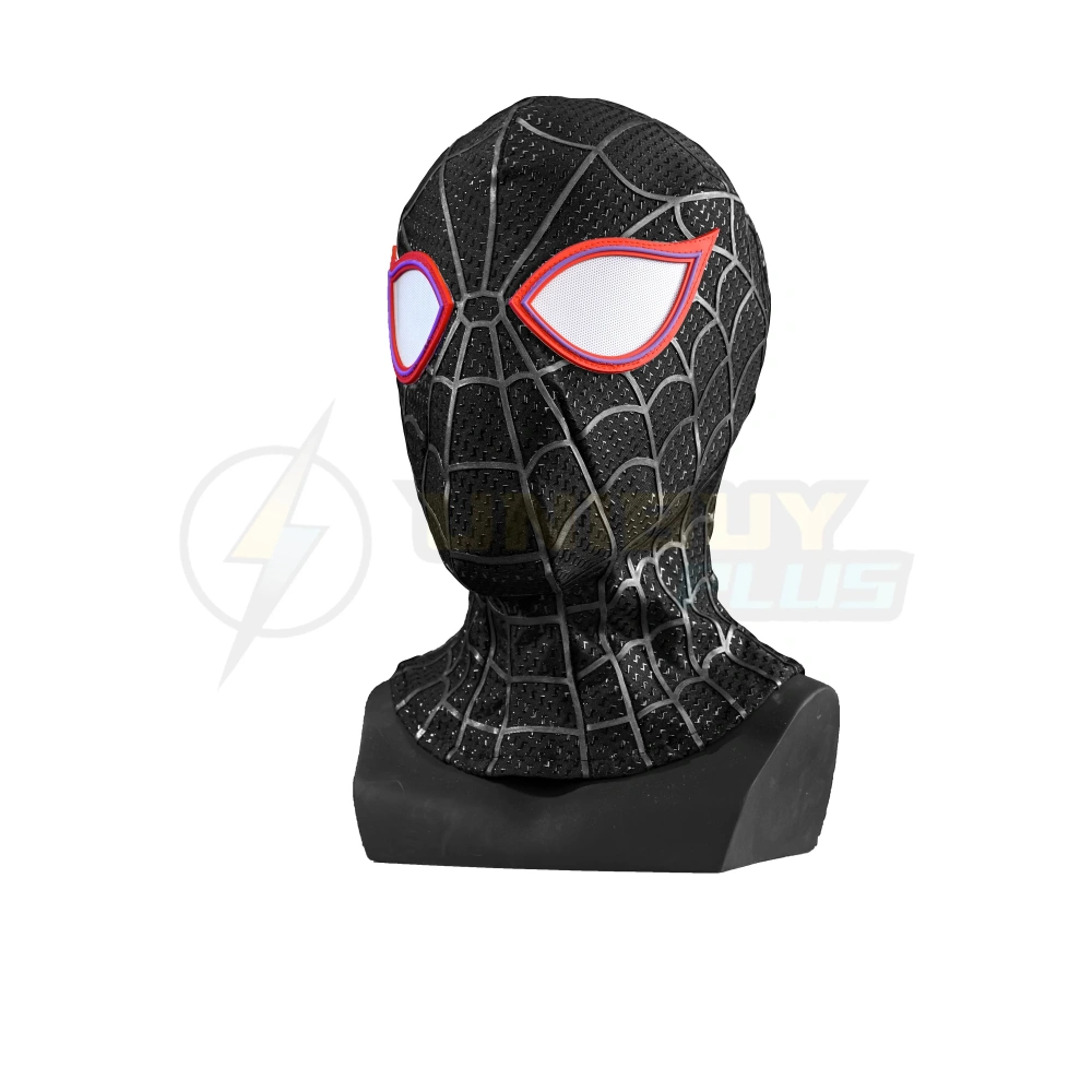Spider-Man Miles Morales Mask Cosplay Prop Into the Spider-Verse Unibuyplus